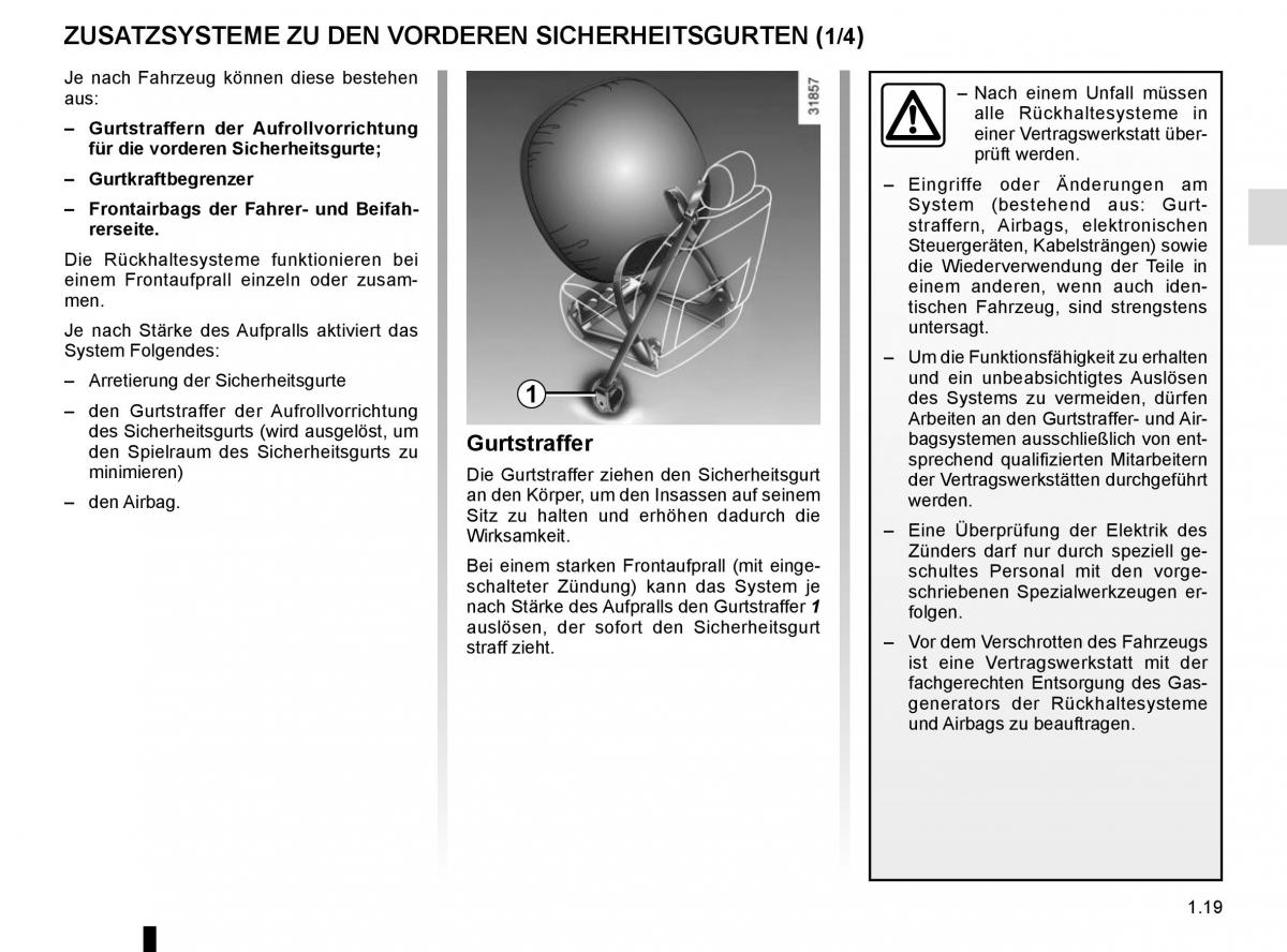  Renault Captur Renault Captur Handbuch / page 25