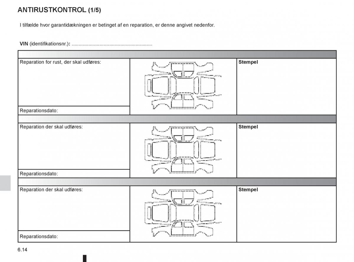 Renault Captur Bilens instruktionsbog / page 222