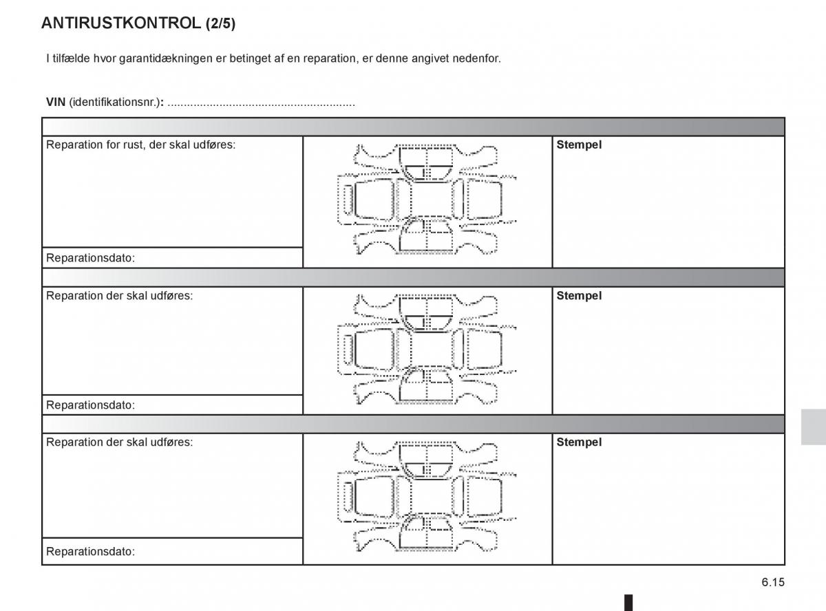 Renault Captur Bilens instruktionsbog / page 223