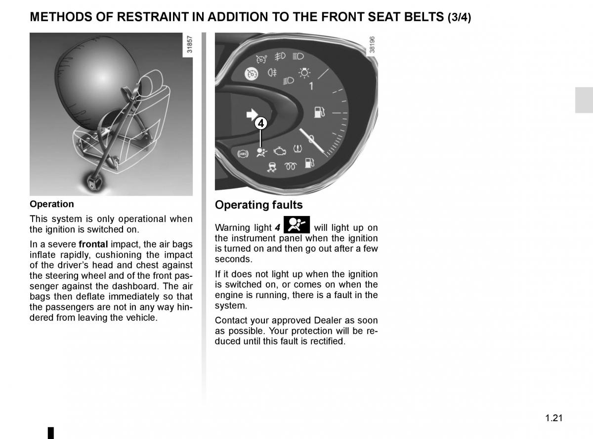 Renault Captur owners manual / page 27
