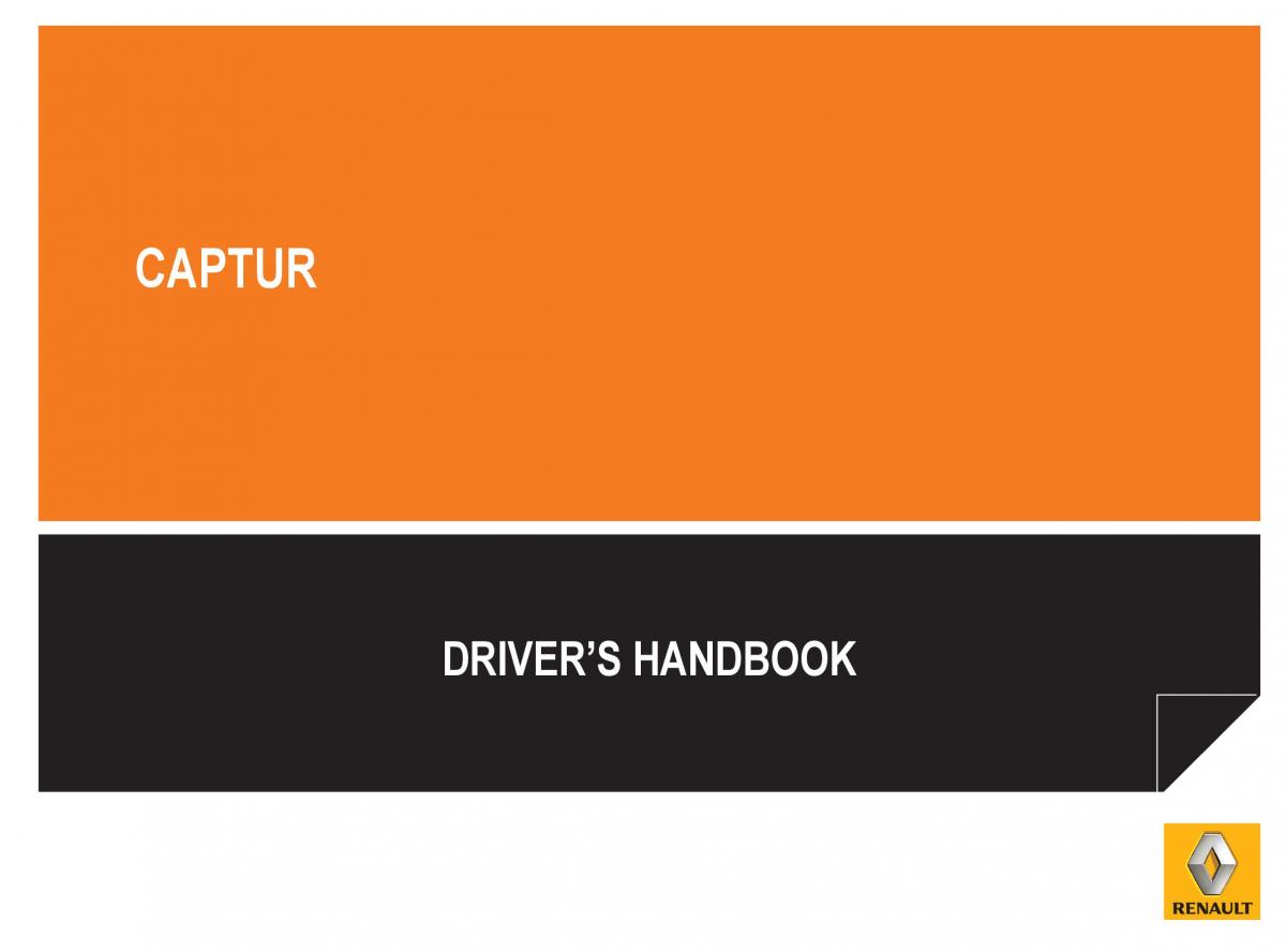 Renault Captur owners manual / page 1