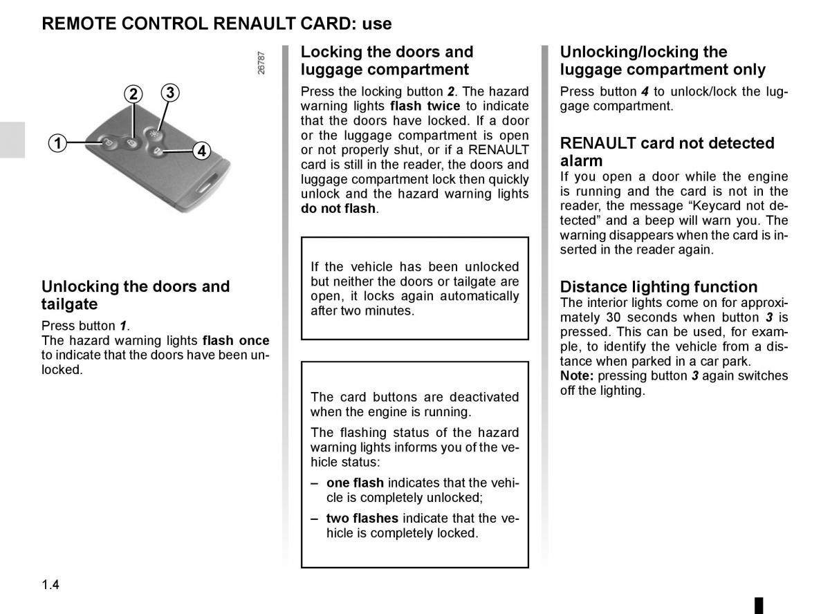 Renault Captur owners manual / page 10