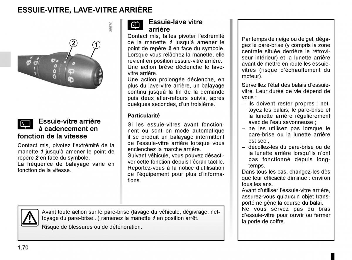 Renault Captur manuel du proprietaire / page 76