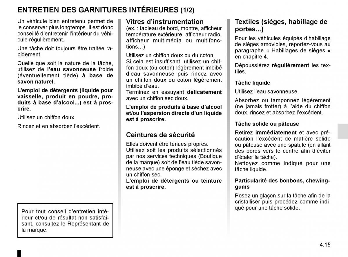 Renault Captur manuel du proprietaire / page 173
