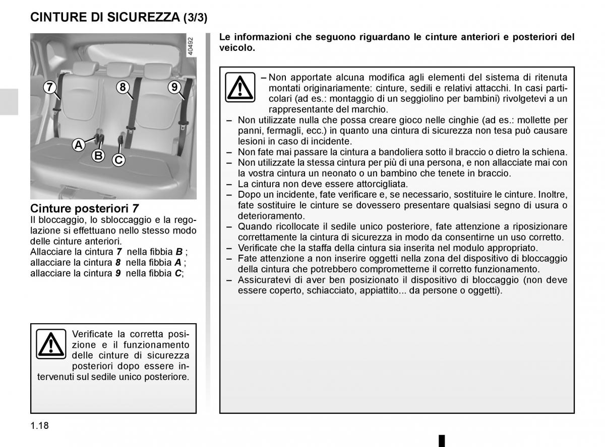 Renault Captur manuale del proprietario / page 24