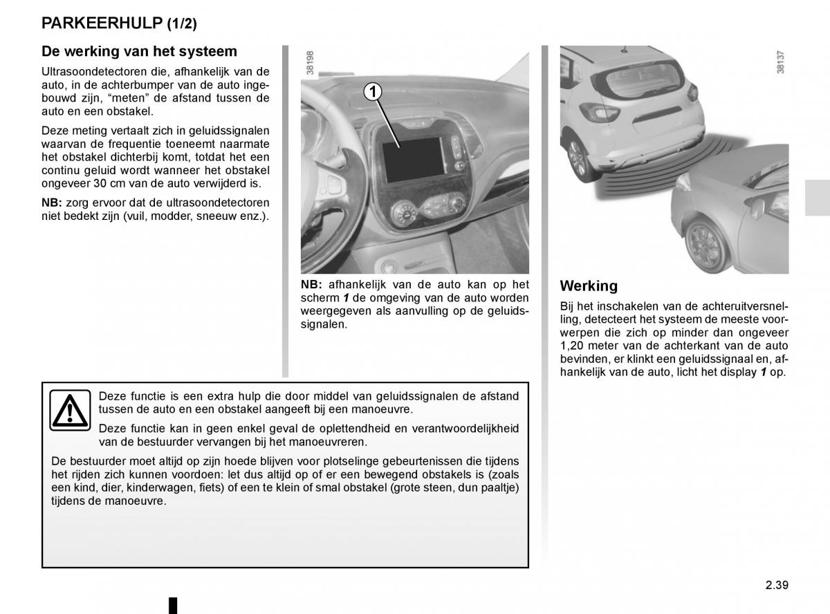  Renault Captur Renault Captur handleiding / page 119