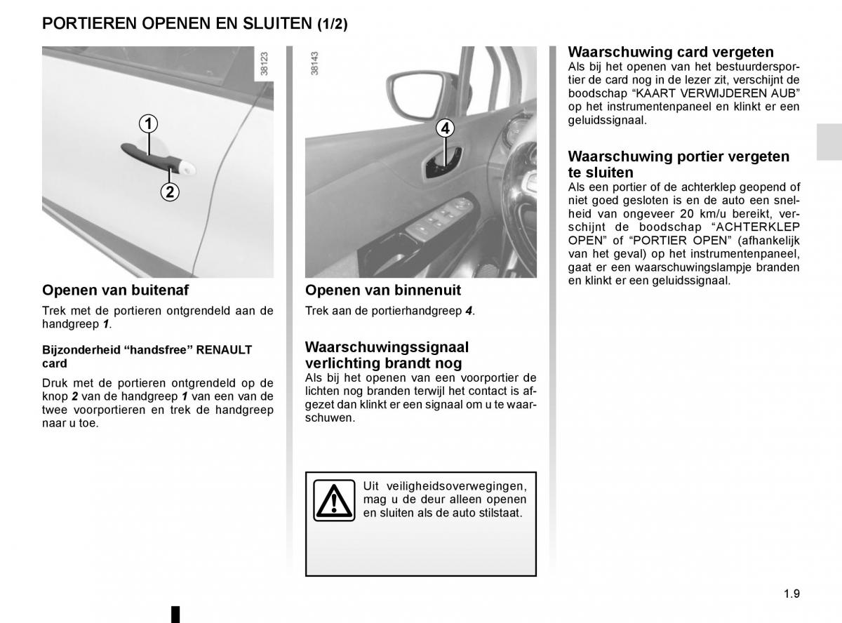 Renault Captur handleiding / page 15