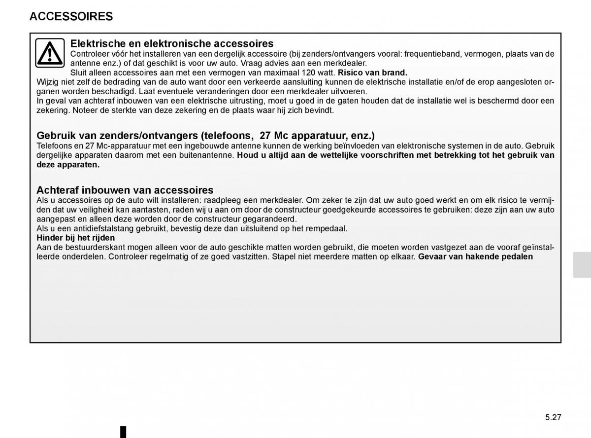  Renault Captur Renault Captur handleiding / page 207