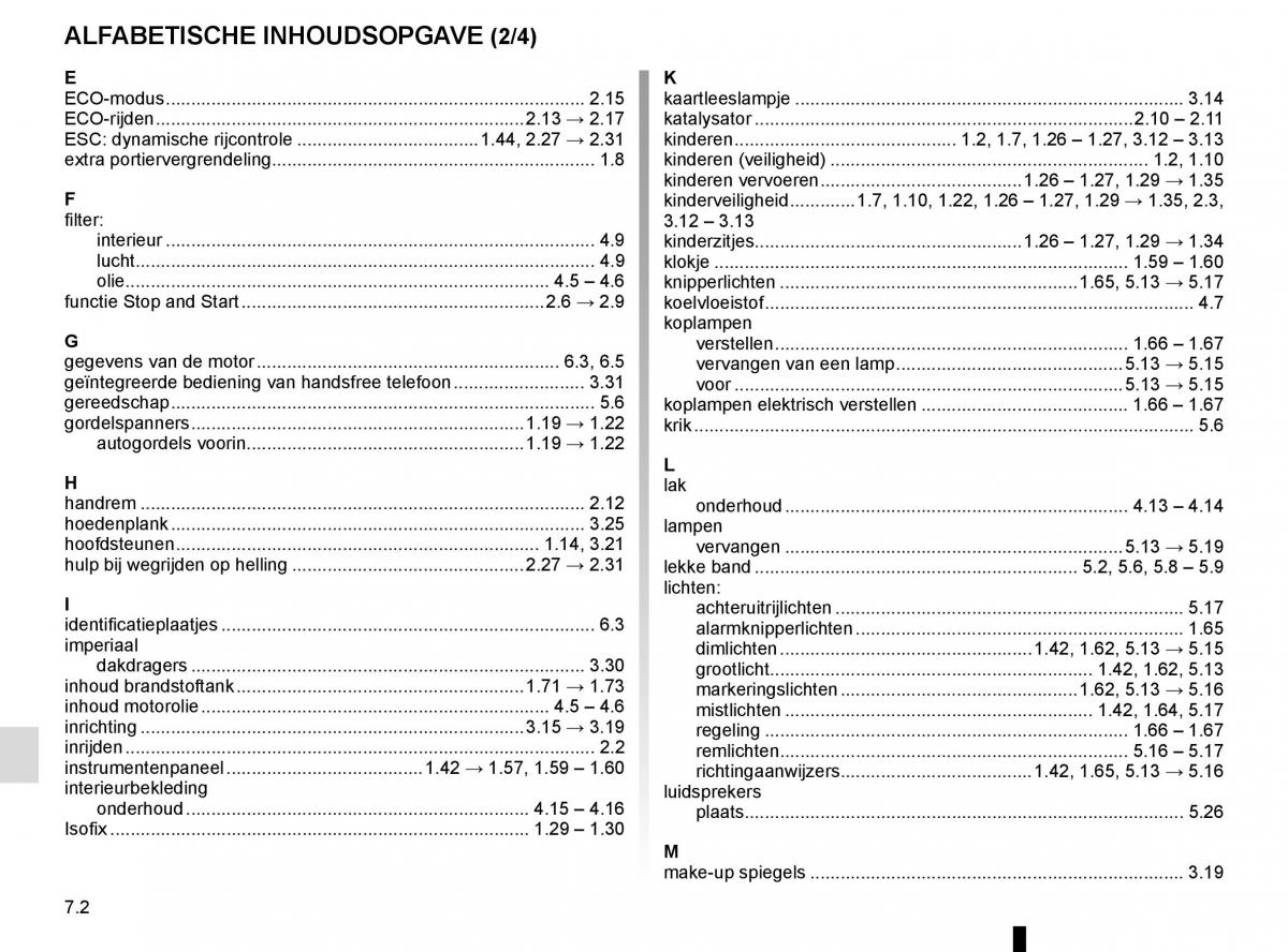 Renault Captur handleiding / page 238