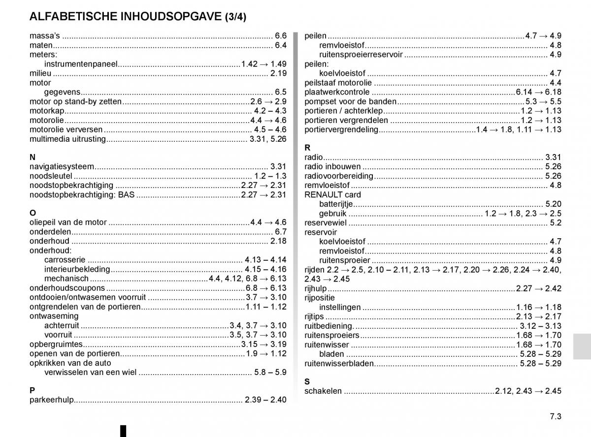 Renault Captur handleiding / page 239