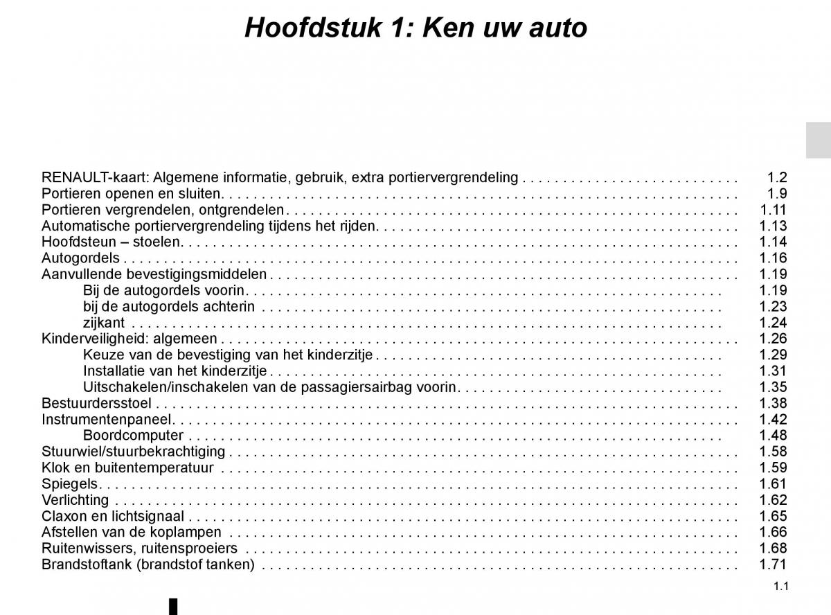 Renault Captur handleiding / page 7
