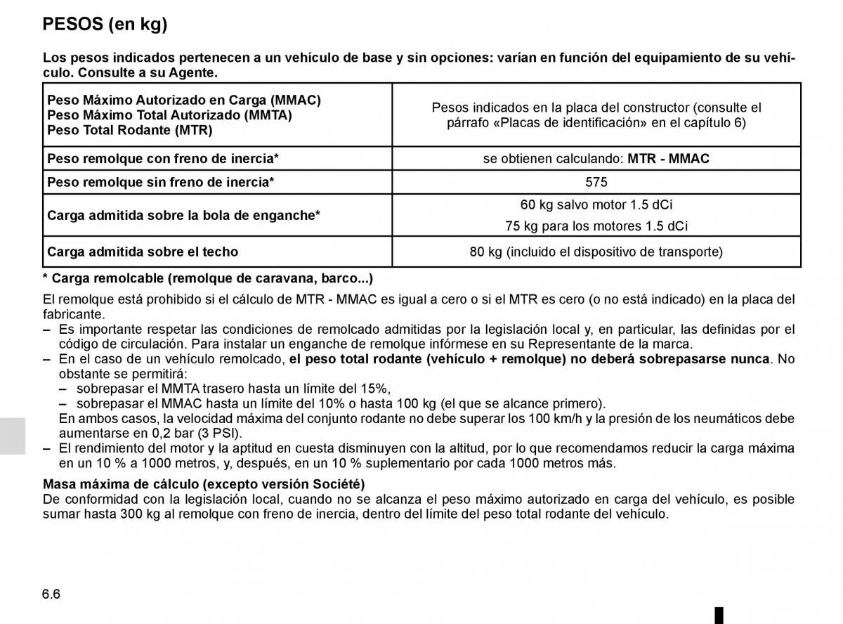 Renault Captur manual del propietario / page 224