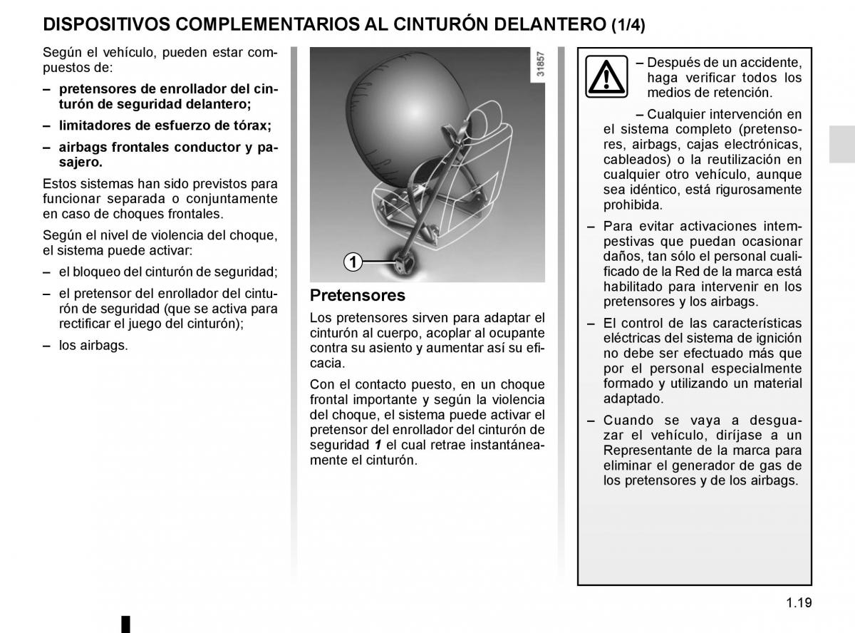 Renault Captur manual del propietario / page 25