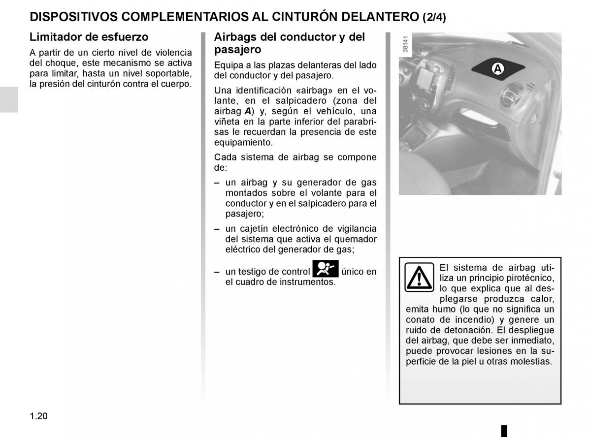 Renault Captur manual del propietario / page 26
