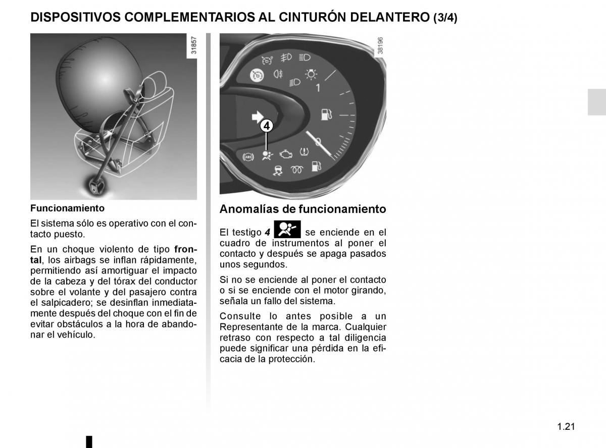Renault Captur manual del propietario / page 27