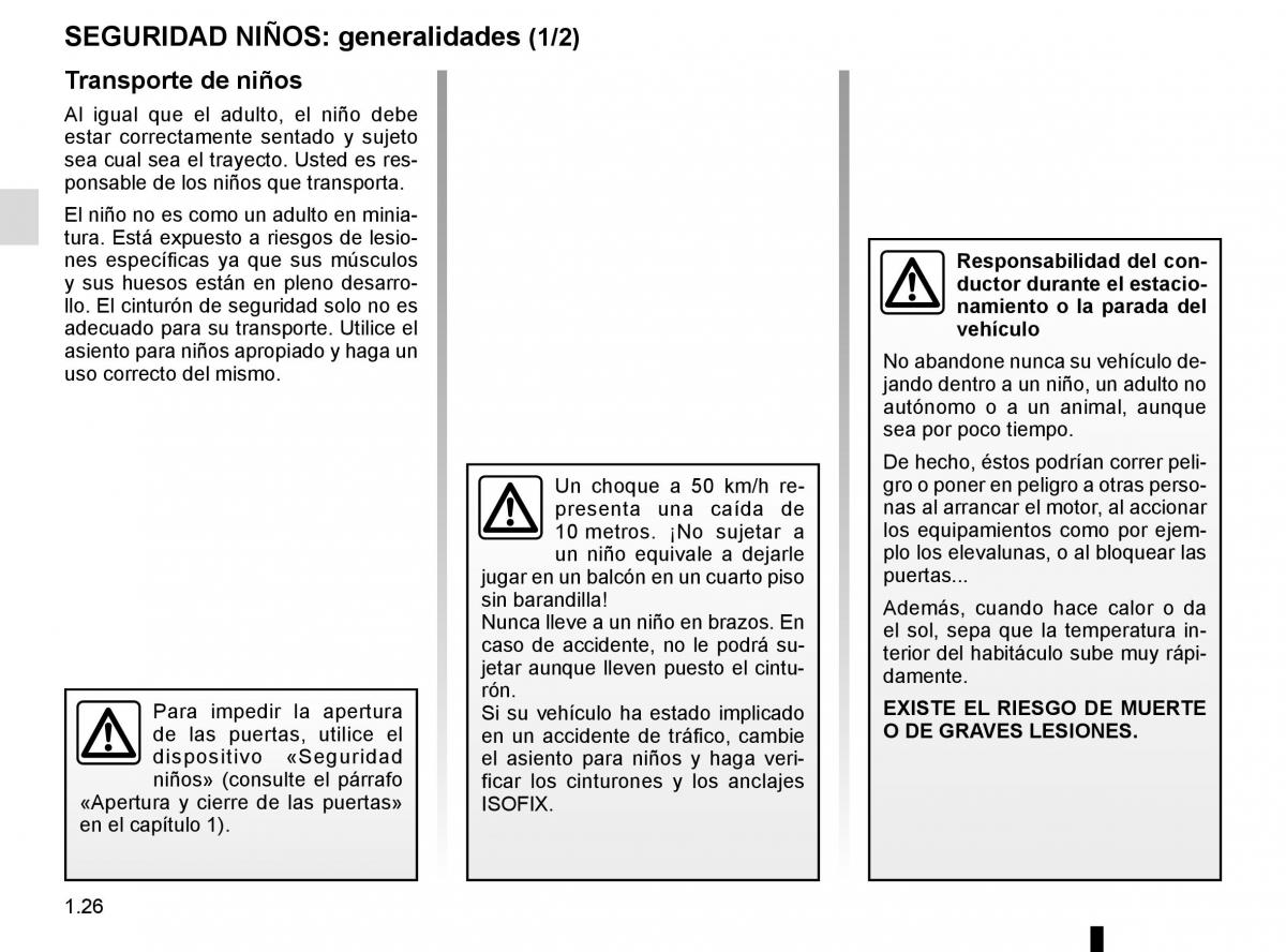 Renault Captur manual del propietario / page 32