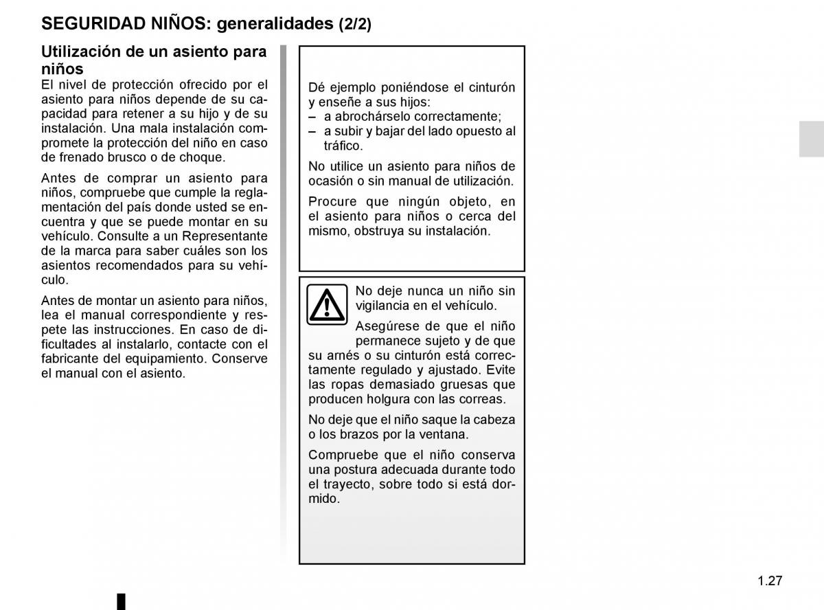 Renault Captur manual del propietario / page 33