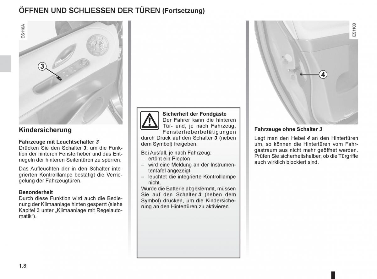 manual Renault Espace IV 4 Handbuch page 14 pdf
