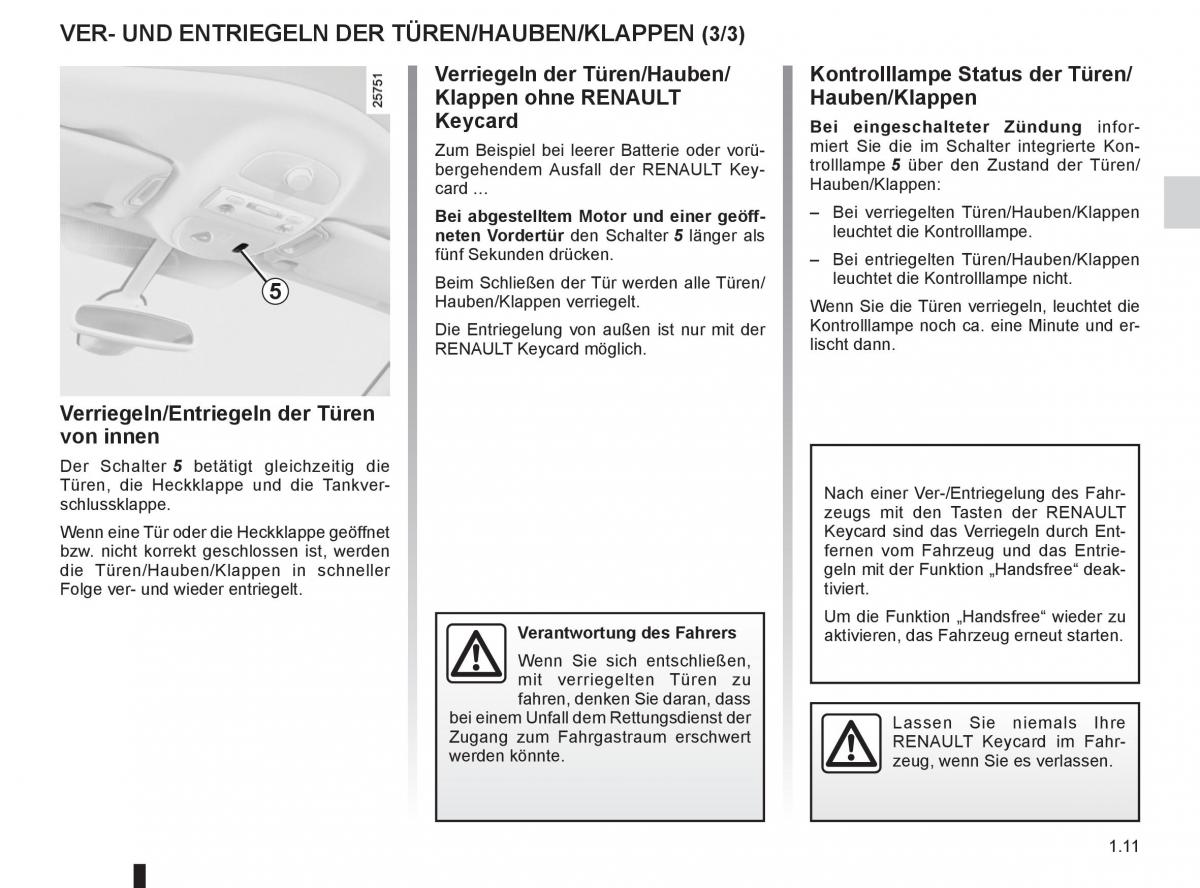 Renault Espace IV 4 Handbuch / page 17