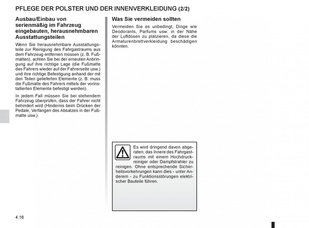 Renault Espace IV 4 Handbuch / page 190