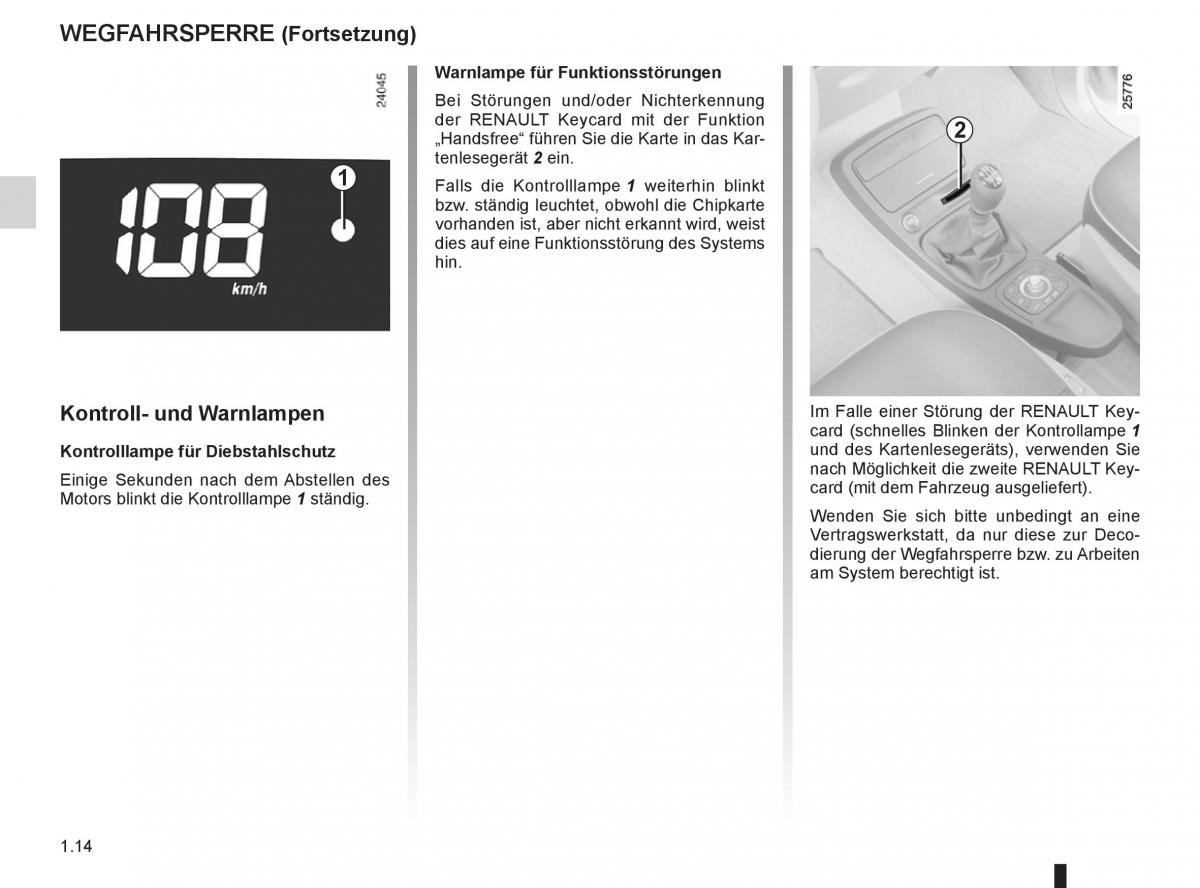 Renault Espace IV 4 Handbuch / page 20