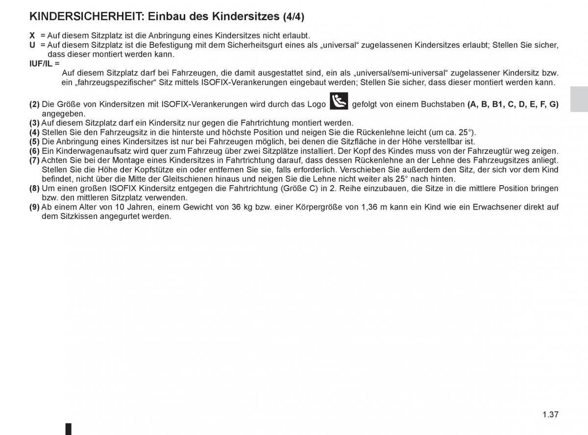 Renault Espace IV 4 Handbuch / page 43