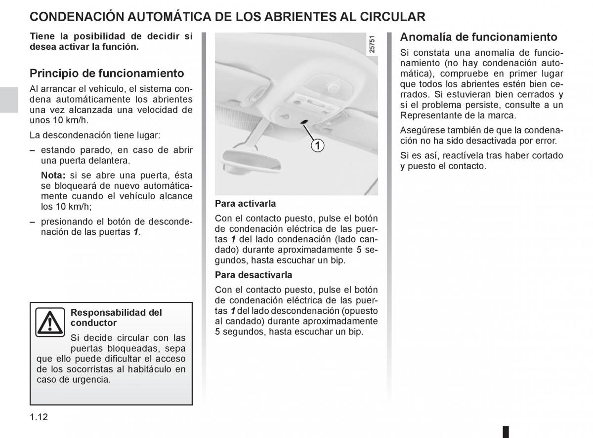 Renault Espace IV 4 manual del propietario / page 18
