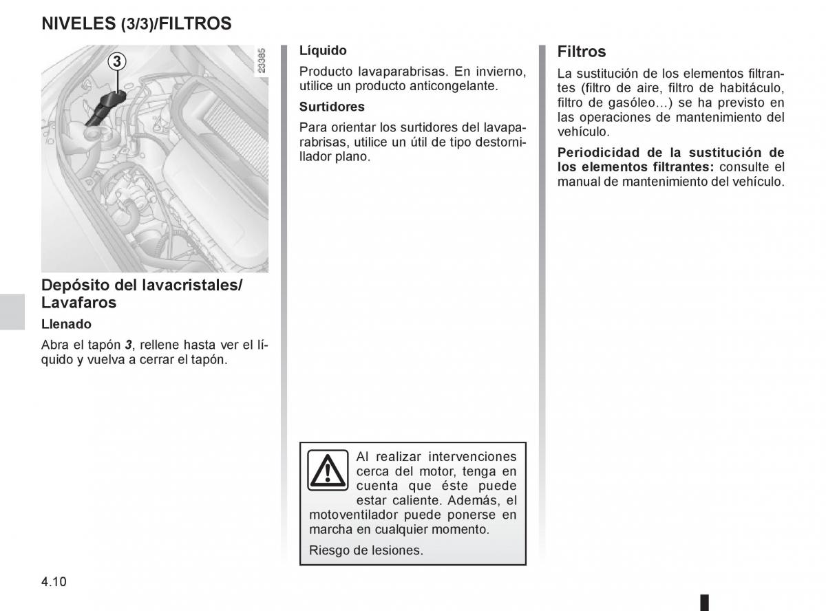 Renault Espace IV 4 manual del propietario / page 184