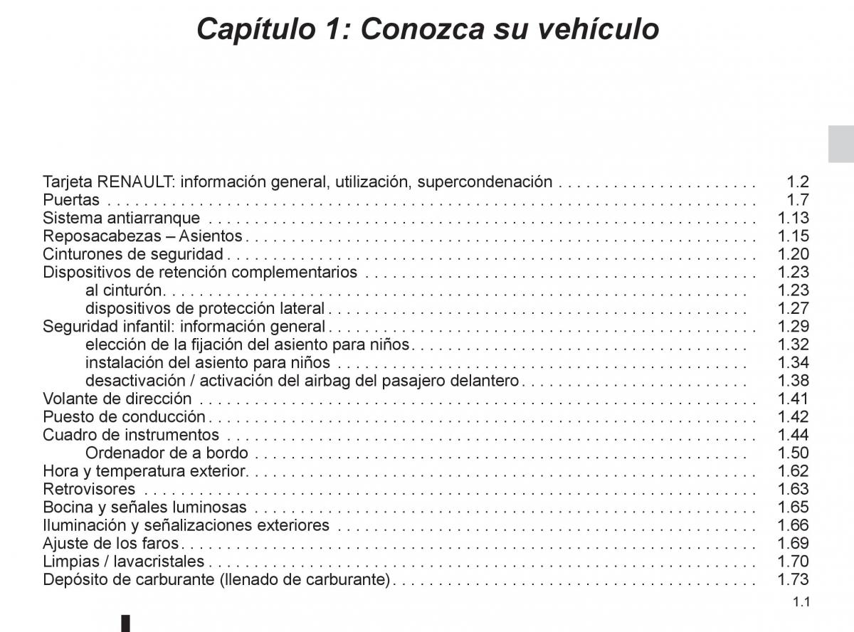 Renault Espace IV 4 manual del propietario / page 7
