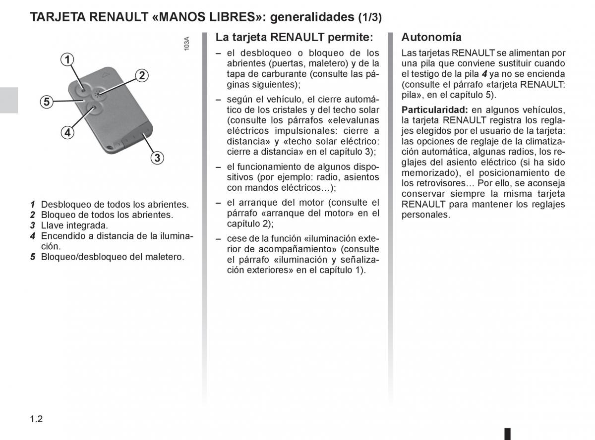 Renault Espace IV 4 manual del propietario / page 8