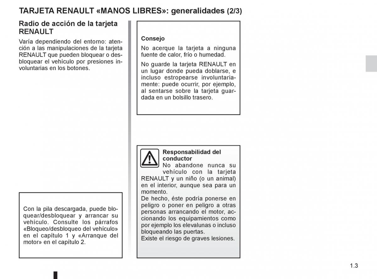 Renault Espace IV 4 manual del propietario / page 9
