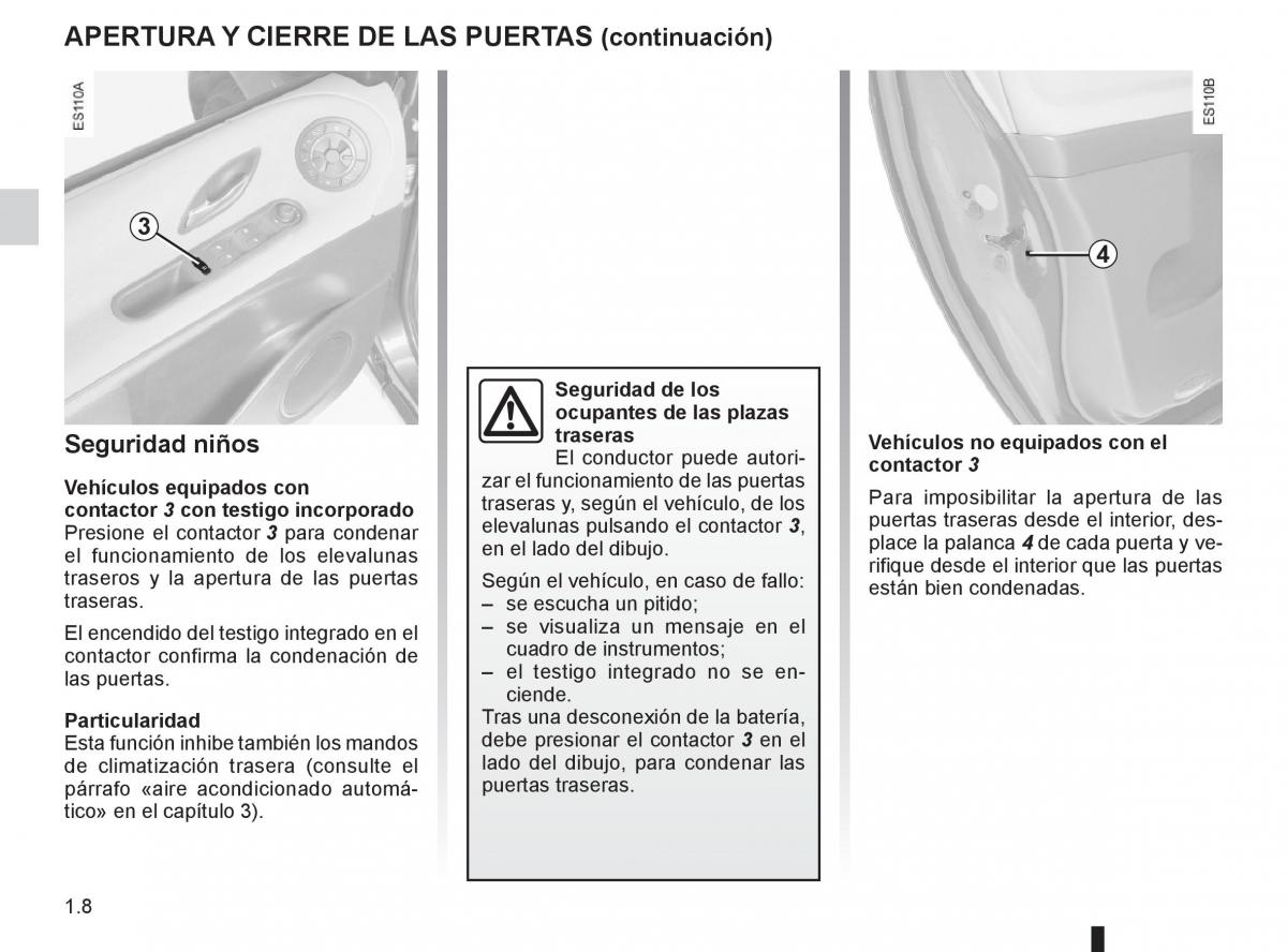 Renault Espace IV 4 manual del propietario / page 14