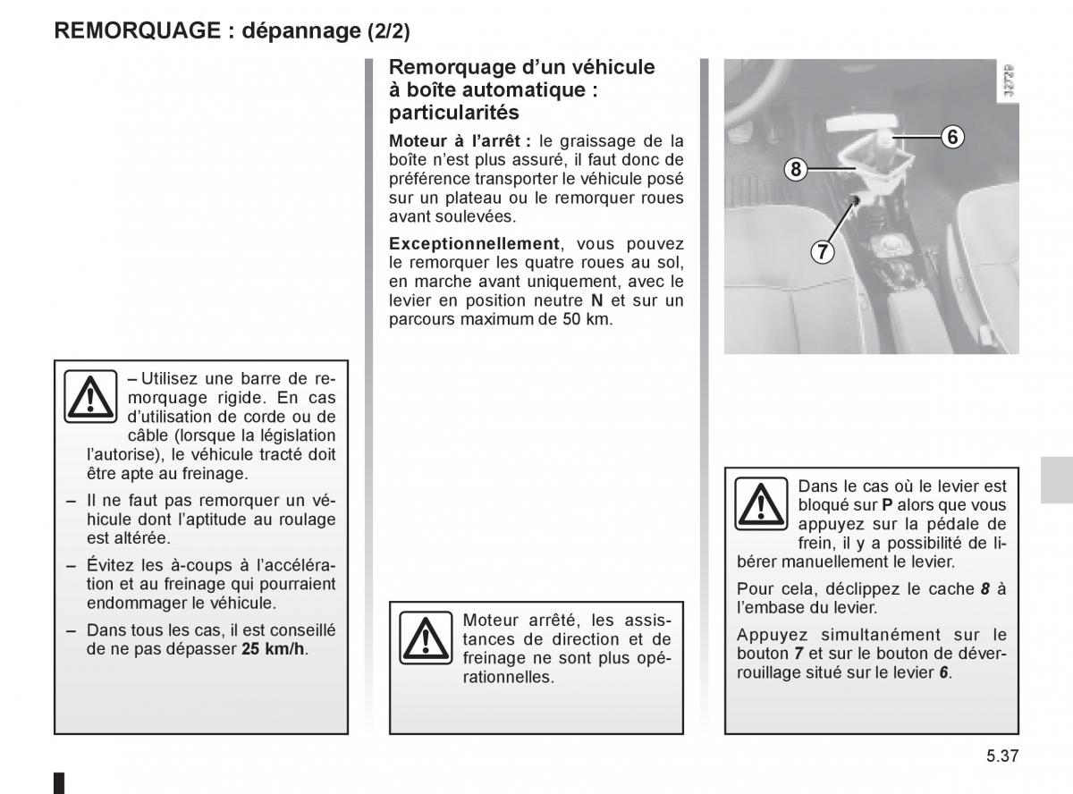 Renault Espace IV 4 manuel du proprietaire / page 227