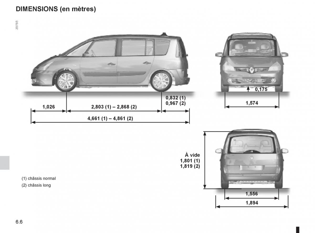 Renault Espace IV 4 manuel du proprietaire / page 238