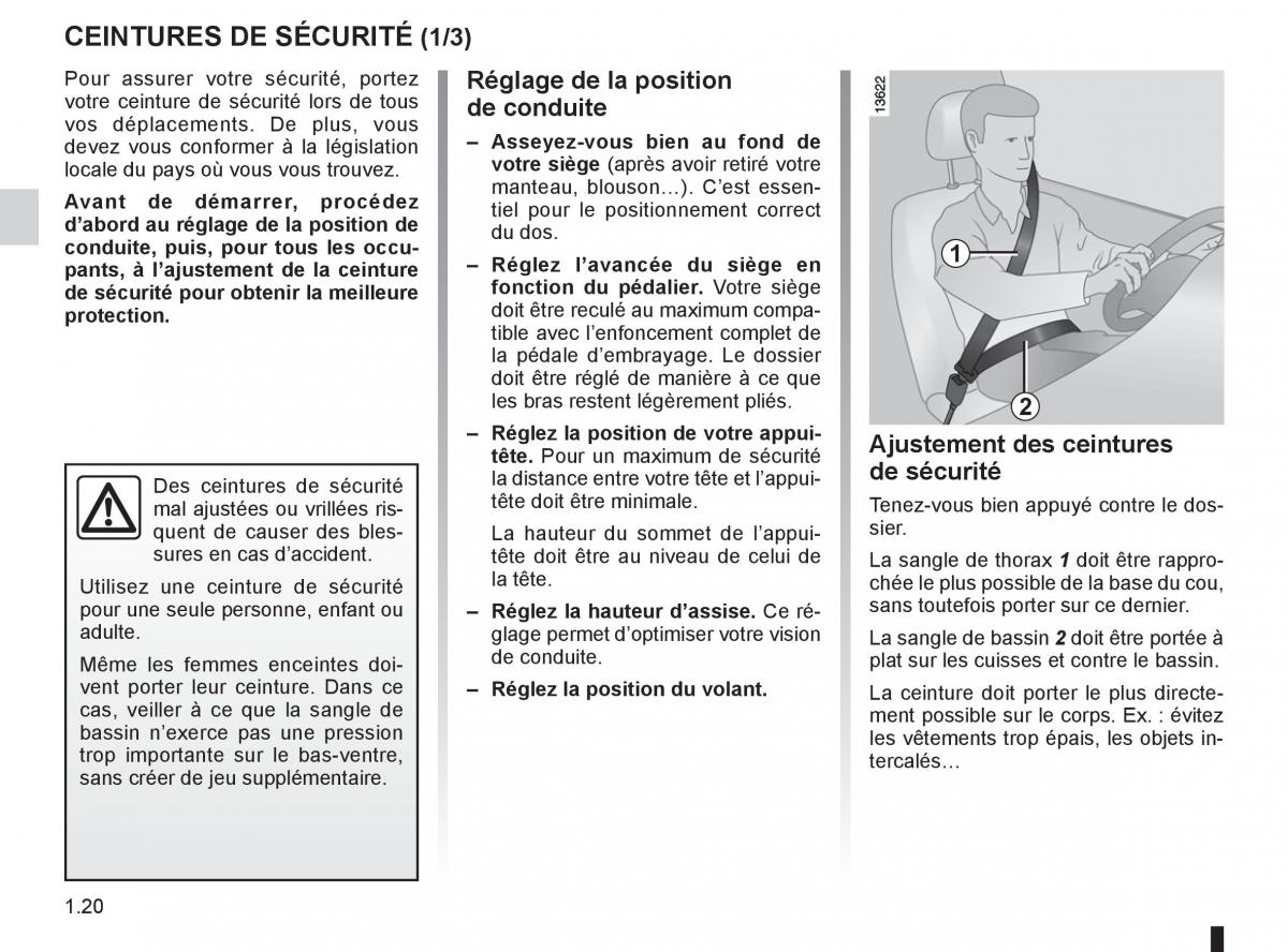 Renault Espace IV 4 manuel du proprietaire / page 26