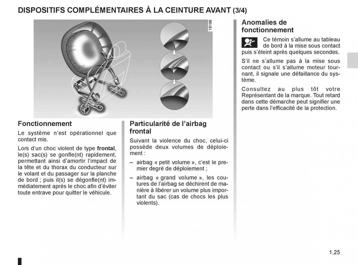Renault Espace IV 4 manuel du proprietaire / page 31