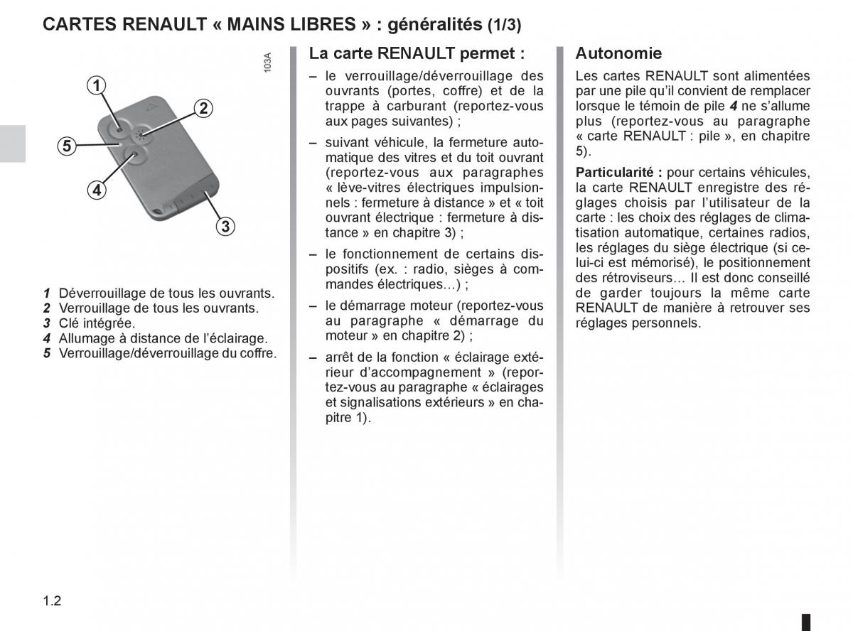 Renault Espace IV 4 manuel du proprietaire / page 8