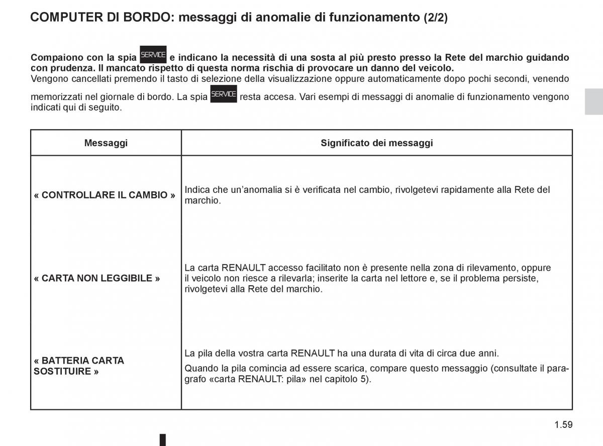 Renault Espace IV 4 manuale del proprietario / page 65
