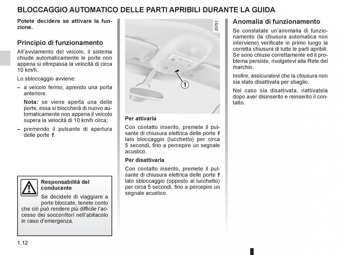 Renault Espace IV 4 manuale del proprietario / page 18