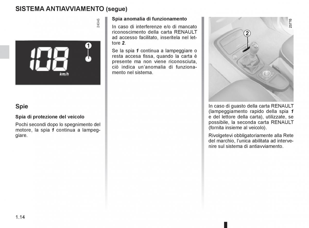 Renault Espace IV 4 manuale del proprietario / page 20