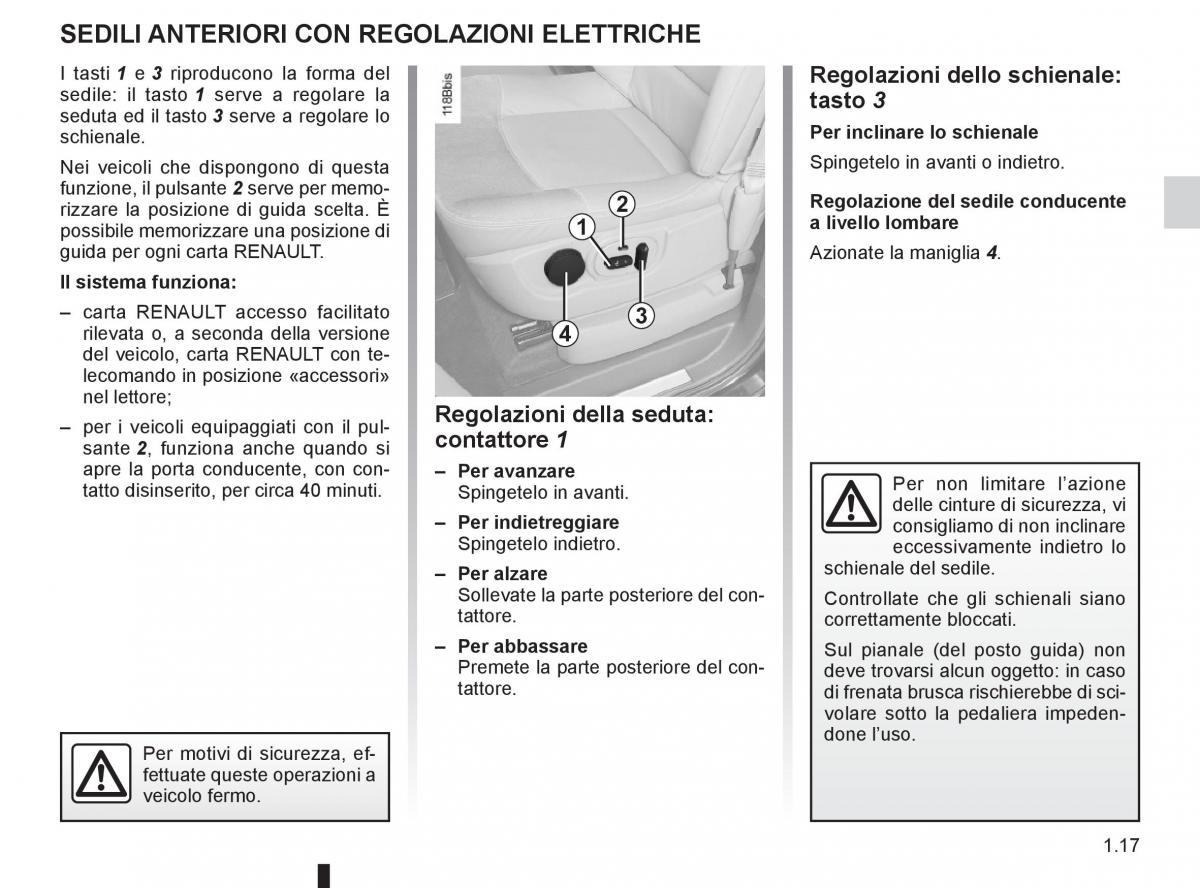 Renault Espace IV 4 manuale del proprietario / page 23