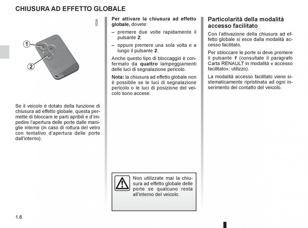Renault Espace IV 4 manuale del proprietario / page 12