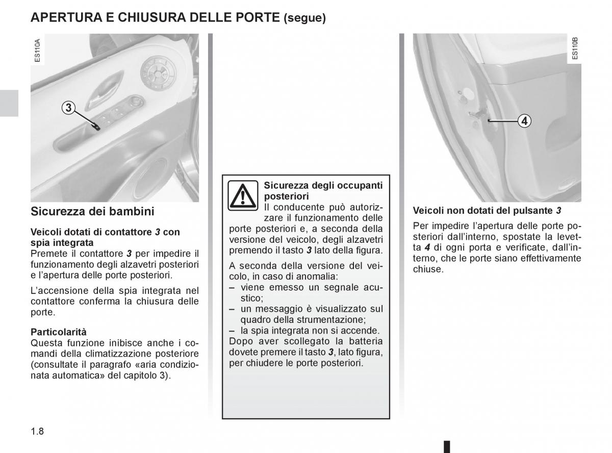 Renault Espace IV 4 manuale del proprietario / page 14