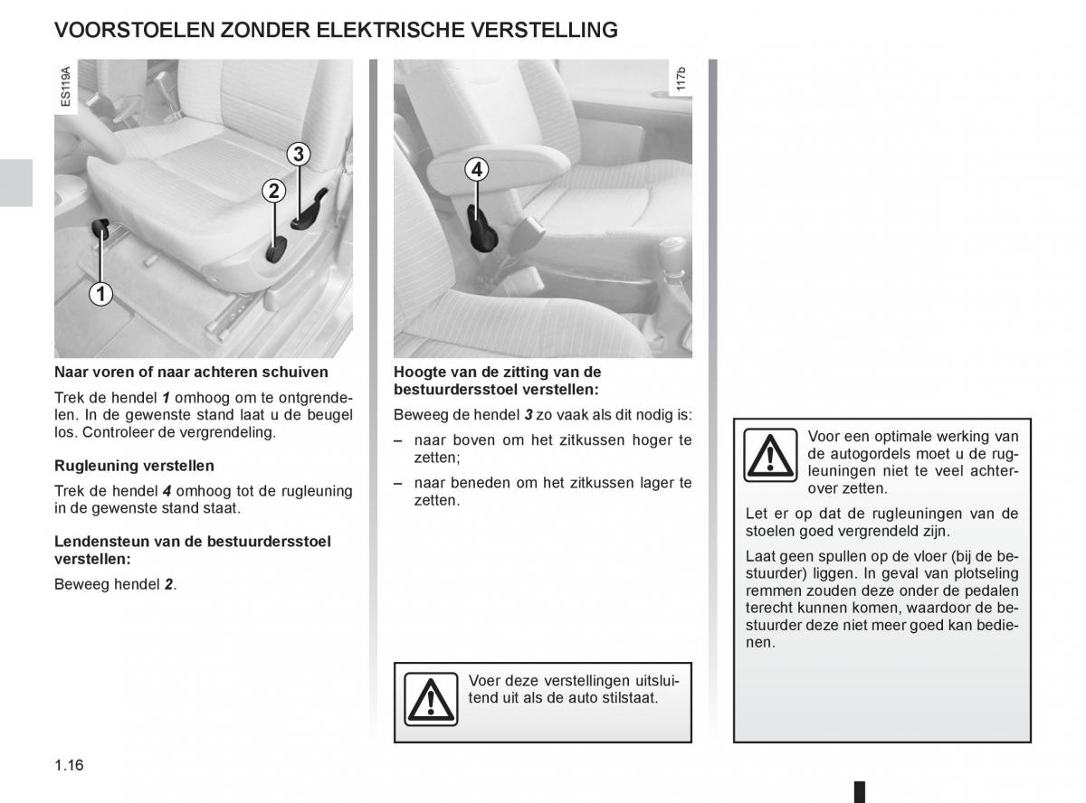 Renault Espace IV 4 handleiding / page 22