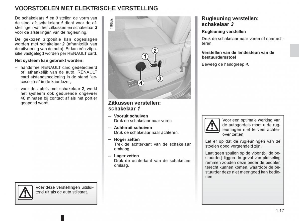 Renault Espace IV 4 handleiding / page 23