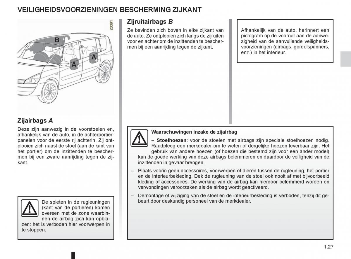 Renault Espace IV 4 handleiding / page 33
