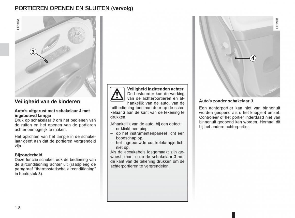 Renault Espace IV 4 handleiding / page 14