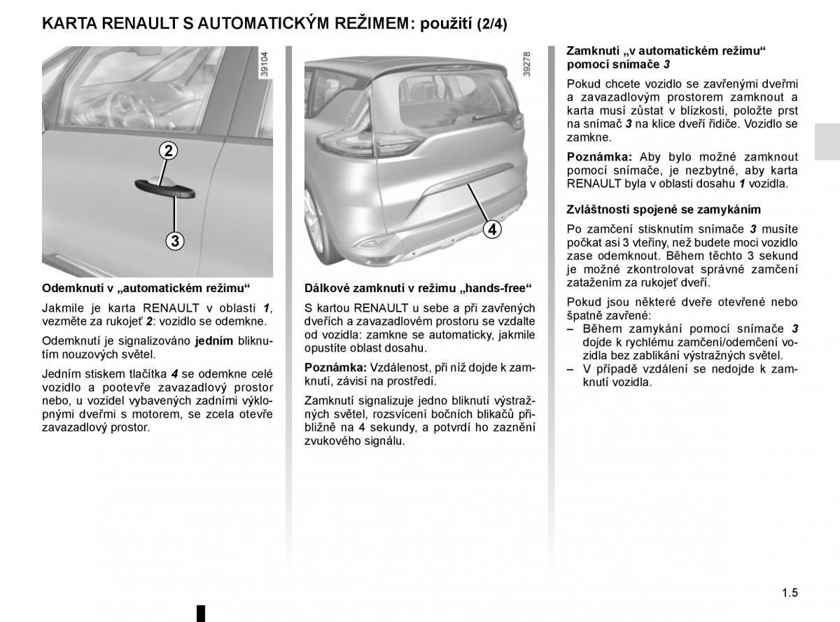 Renault Espace V 5 navod k obsludze / page 11