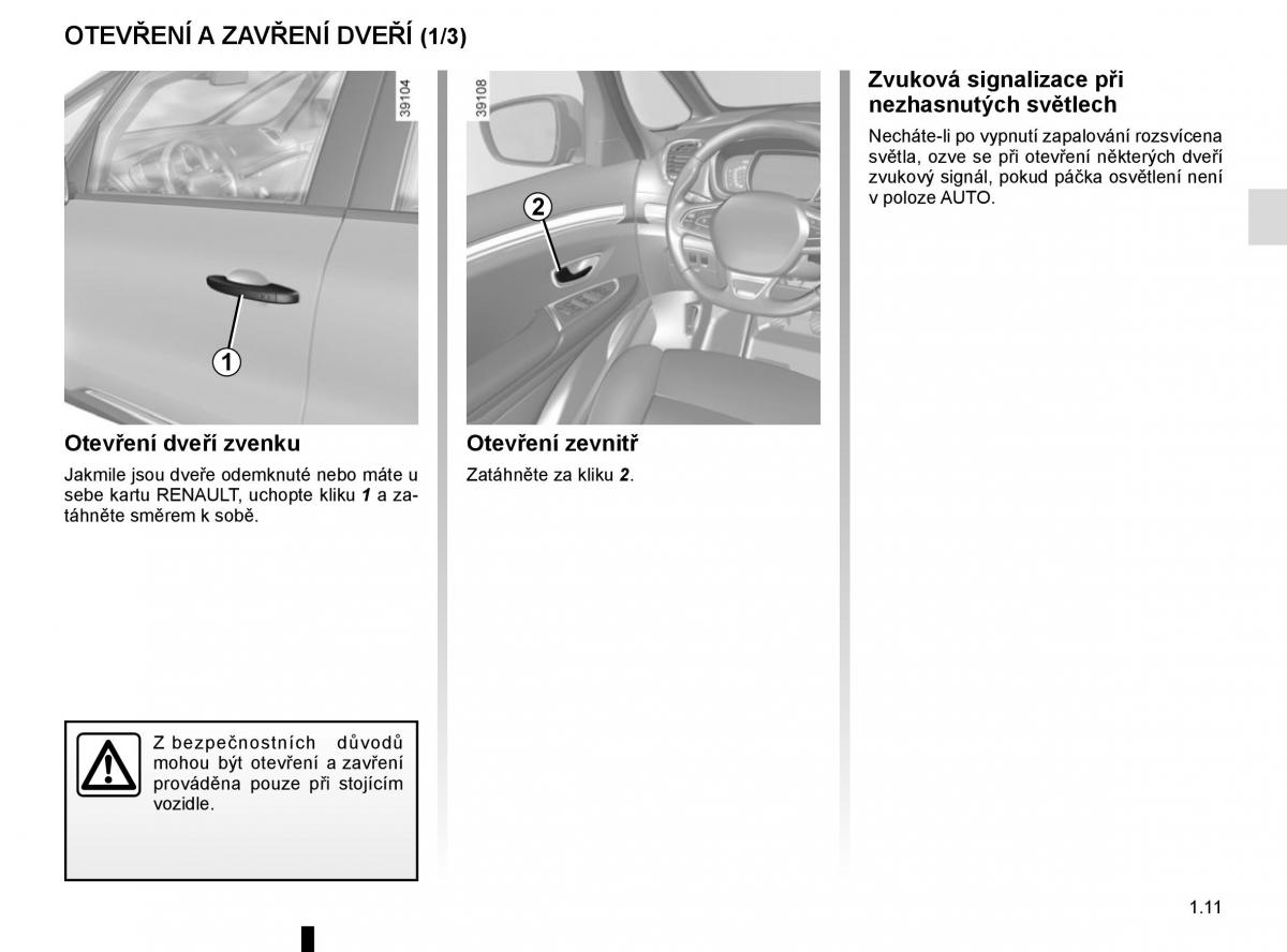 Renault Espace V 5 navod k obsludze / page 17