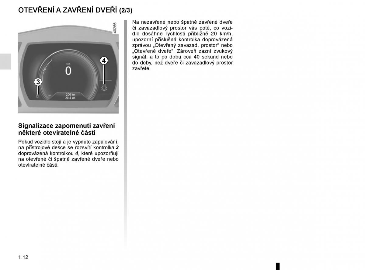 Renault Espace V 5 navod k obsludze / page 18